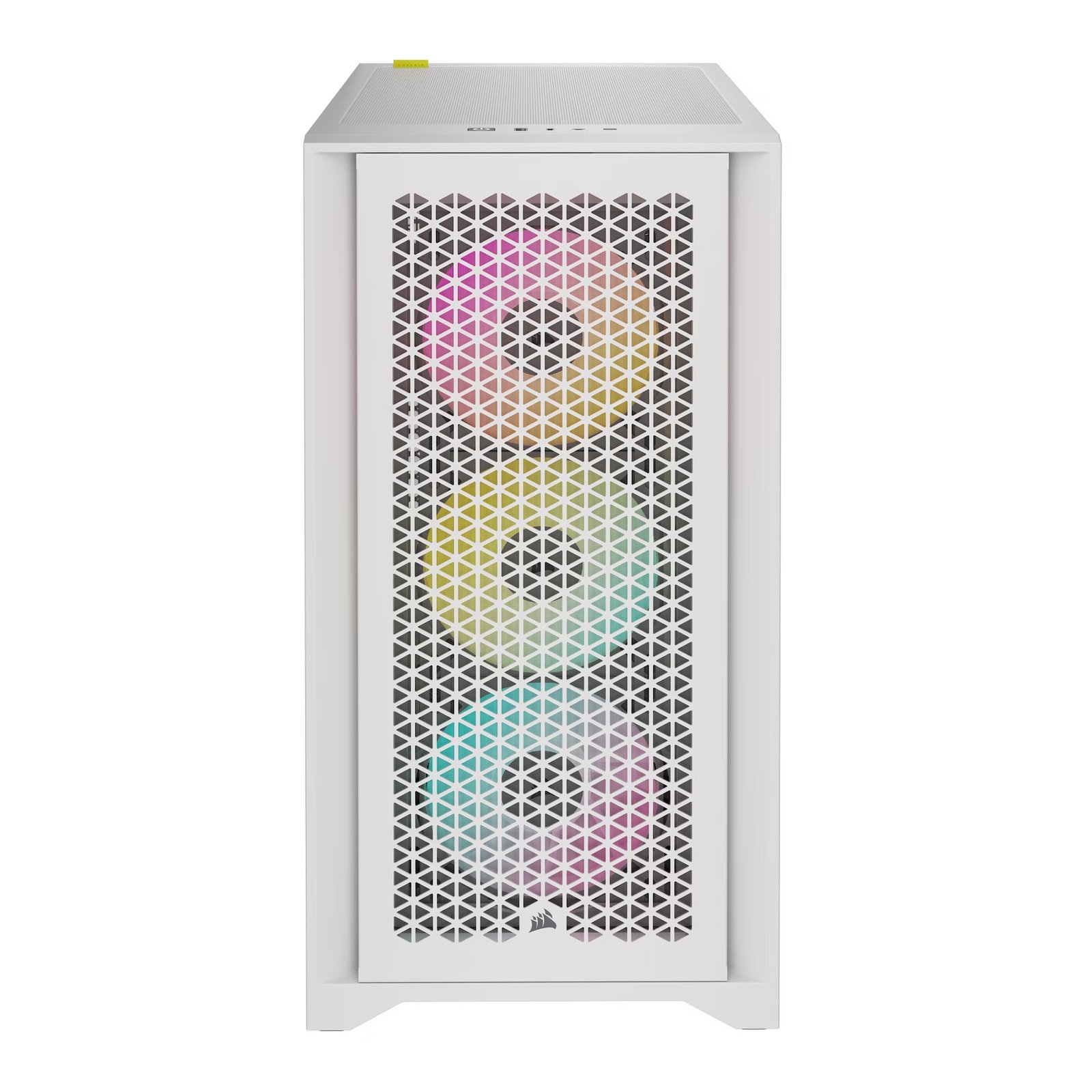 Corsair Corsair | Tempered Glass PC Case | iCUE 4000D RGB AIRFLOW | Side window | White | Mid-Tower | Power supply included No CC-9011241-WW
