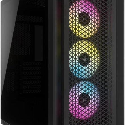 Corsair Corsair | Tempered Glass PC Case | iCUE 5000D RGB AIRFLOW | Side window | Black | Mid-Tower | Power supply included No CC-9011242-WW