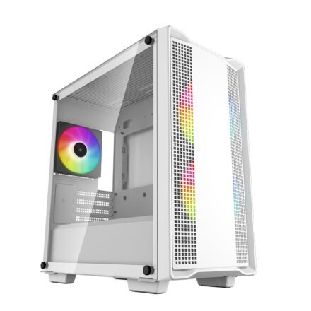 Deepcool Deepcool | ARGB Micro-ATX CASE | CC360 | White | Mini-ITX / Micro-ATX | Power supply included No | ATX PS2 （maximum length: 160mm） R-CC360-WHAPM3-G-1