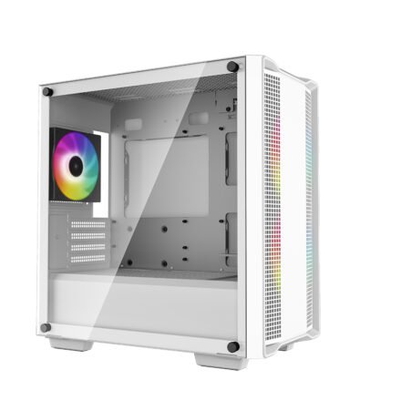 Deepcool Deepcool | ARGB Micro-ATX CASE | CC360 | White | Mini-ITX / Micro-ATX | Power supply included No | ATX PS2 （maximum length: 160mm） R-CC360-WHAPM3-G-1