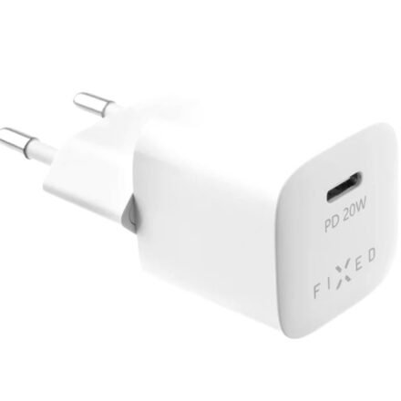 Fixed Fixed | Mini Travel Charger USB-C/USB-C Cable FIXC20M-CC-WH