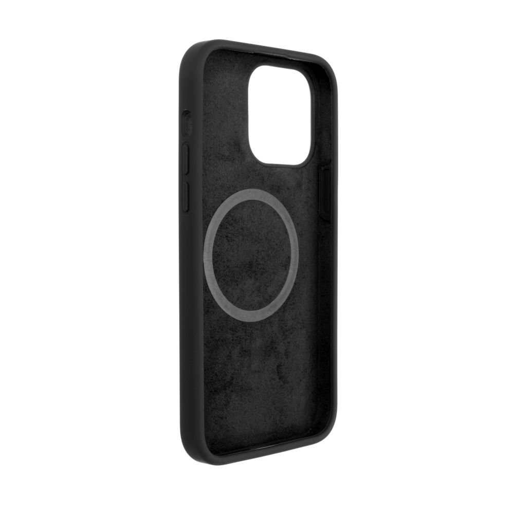 Fixed Fixed | MagFlow with MagSafe support | Back cover | Apple | iPhone 14 Pro Max | Liquid silicon | Black FIXFLM-931-BK