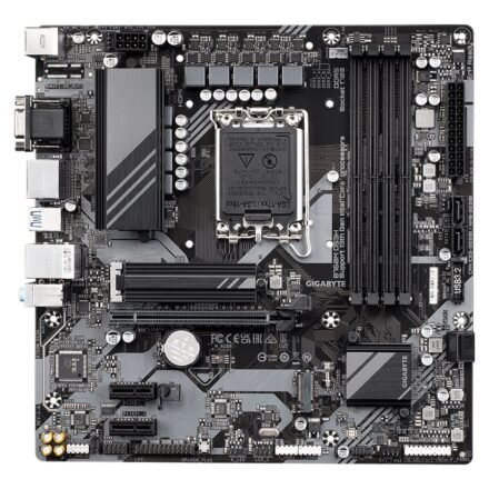 Gigabyte Gigabyte | B760M DS3H 1.0 M/B | Processor family Intel | Processor socket LGA1700 | DDR5 | Memory slots 4 | Supported hard disk drive interfaces SATA, M.2 | Number of SATA connectors 4 | Chipset Intel B760 Express | Micro ATX B760M DS3H