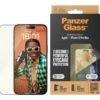 PanzerGlass PanzerGlass | Screen protector | Apple | iPhone 15 Pro Max | Glass | Clear | Ultra-Wide Fit; Easy installation; Fingerprint resistant; Anti-blue light; Anti-reflective; Anti-yellowing | Eyecare 2816