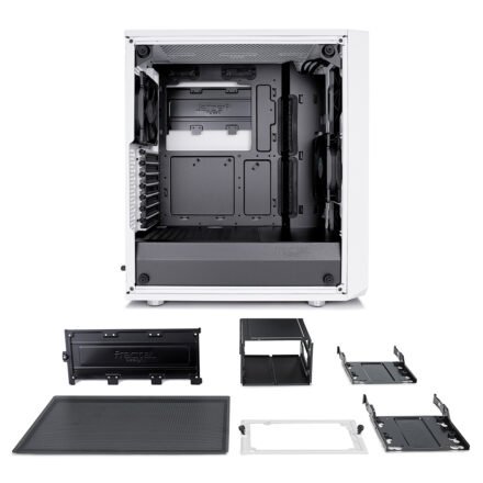 Fractal Design Fractal Design | Meshify C White - TG | FD-CA-MESH-C-WT-TGC | Side window | White | ATX | Power supply included No | ATX FD-CA-MESH-C-WT-TGC