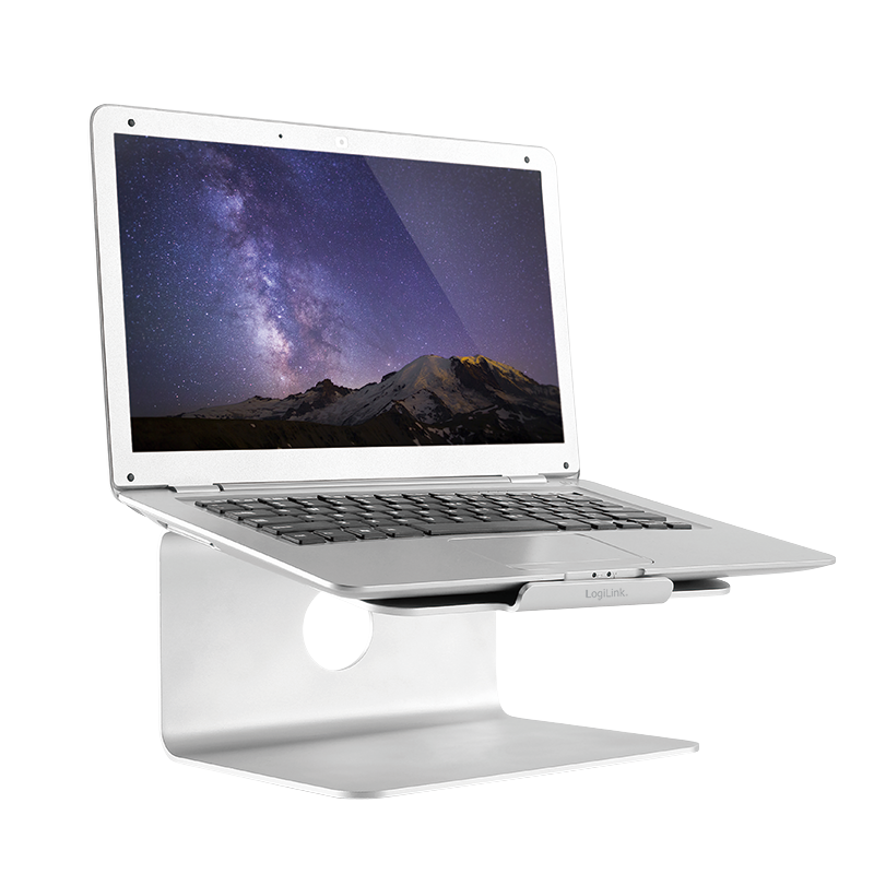 Logilink Logilink | AA0104 | 17 " | Notebook Stand | Suitable for the MacBook series and most 11“-17“ laptops | Aluminium AA0104