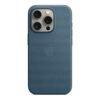 Apple Apple iPhone 15 Pro FineWoven Case with MagSafe - Pacific Blue | Apple | iPhone 15 Pro FineWoven Case with MagSafe | Case with MagSafe | Apple | iPhone 15 Pro | FineWoven | Pacific Blue MT4Q3ZM/A
