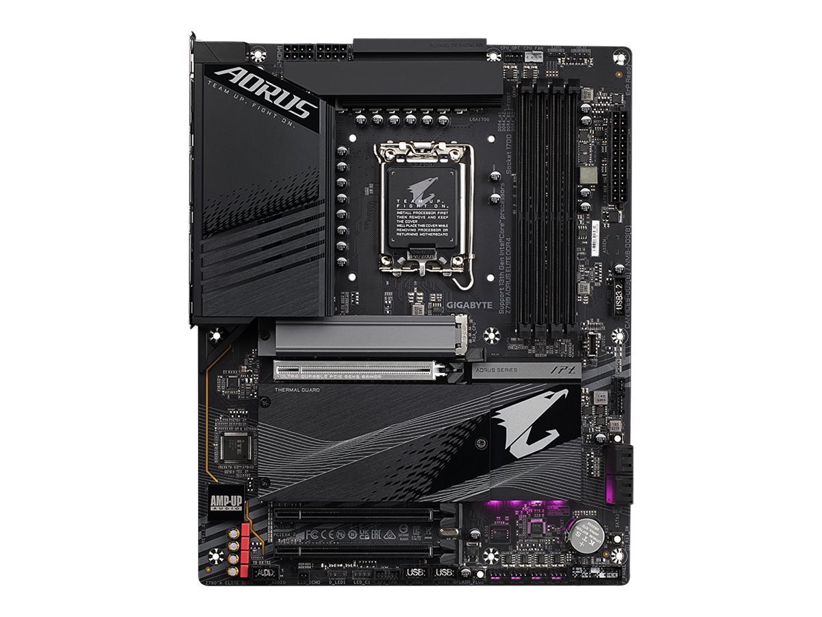Gigabyte Gigabyte | Z790 A ELITE DDR4 1.0 M/B | Processor family Intel | Processor socket LGA1700 | DDR DIMM | Memory slots 4 | Supported hard disk drive interfaces SATA, M.2 | Number of SATA connectors 4 | Chipset Intel Z790 Express | ATX Z790 A ELITE DDR4