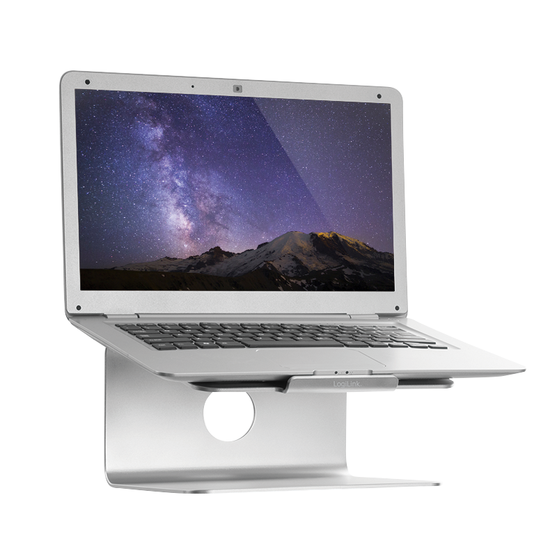 Logilink Logilink | AA0104 | 17 " | Notebook Stand | Suitable for the MacBook series and most 11“-17“ laptops | Aluminium AA0104
