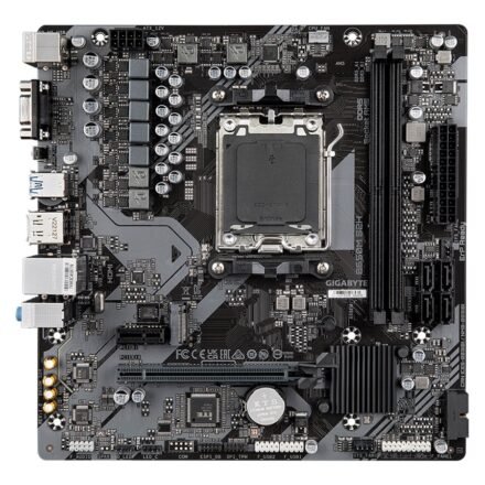 Gigabyte Gigabyte | B650M S2H 1.0 M/B | Processor family AMD | Processor socket AM5 | DDR5 DIMM | Memory slots 2 | Supported hard disk drive interfaces SATA | Number of SATA connectors 4 | Chipset AMD B650 | Micro ATX B650M S2H