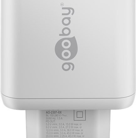 Goobay Goobay | USB-C PD Dual Fast Charger (45 W) | 65412 | N/A 65412