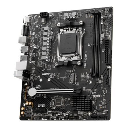 MSI MSI | PRO A620M-E | Processor family AMD | Processor socket AM5 | DDR5 | Supported hard disk drive interfaces SATA, M.2 | Number of SATA connectors 4 PRO A620M-E