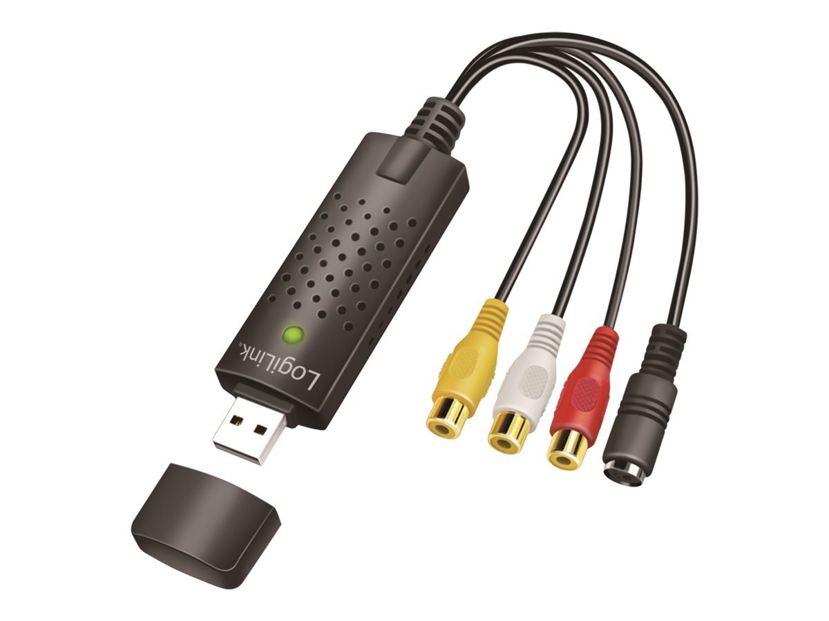 Logilink Logilink | USB 2.0 A/V grabber, USB-A/M to 3x RCA + Mini-DIN 5/F, Windows 11 | VG0030A VG0030A