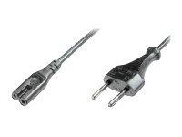 Digitus Digitus | Power Cord, Euro - C7 M/F, H03VVH2-F 0.75qmm | AK-440104-018-S AK-440104-018-S