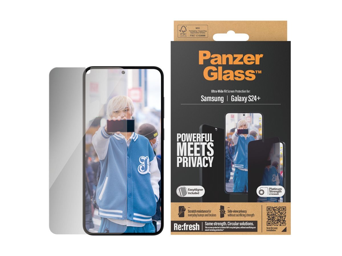 PanzerGlass PanzerGlass Privacy Screen Protector Samsung Galaxy S 2024 Plus | Ultra-Wide Fit wA | PanzerGlass P7351
