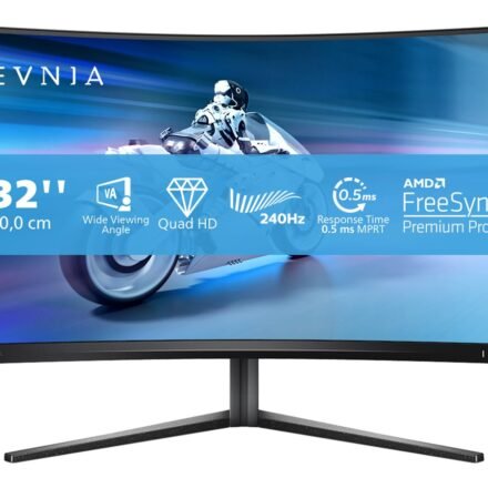 Philips Philips | Gaming Monitor | 32M2C5500W/00 | 32 " | VA | 16:9 | 240 Hz | 0.5 ms | 2560 x 1440 pixels | 500 cd/m² | HDMI ports quantity 2 | Black 32M2C5500W/00