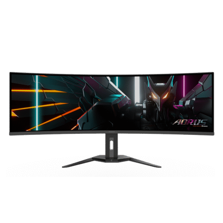 Gigabyte Gigabyte | CO49DQ | 49 " | OLED | DQHD | 32:9 | 144 Hz | 3 ms | 5120 x 1440 pixels | 250 cd/m² | HDMI ports quantity 2 x HDMI 2.1 | Black | Warranty 36 month(s) AORUS CO49DQ EK1