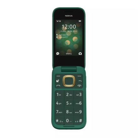 Nokia Nokia | 2660 Flip 4G | Green | 2.8 " | TFT LCD | 48 MB | 128 MB | Dual SIM | Nano-SIM | 3G | Bluetooth | 4.2 | USB version microUSB 2.0 | Built-in camera | Main camera resolution 0.3 MP | 1450 mAh NK 2660 Green