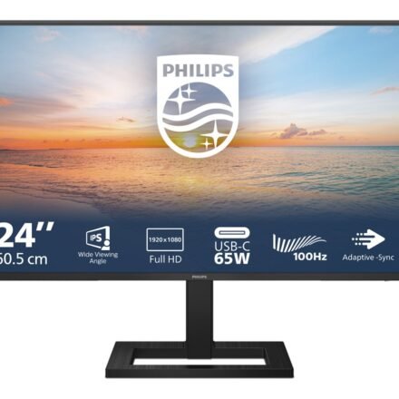 Philips Philips | 24E1N1300AE/00 | 24 " | IPS | 16:9 | 100 Hz | 4 ms | 1920 x 1080 pixels | 250 cd/m² | HDMI ports quantity 1 | Black | Warranty 36 month(s) 24E1N1300AE/00