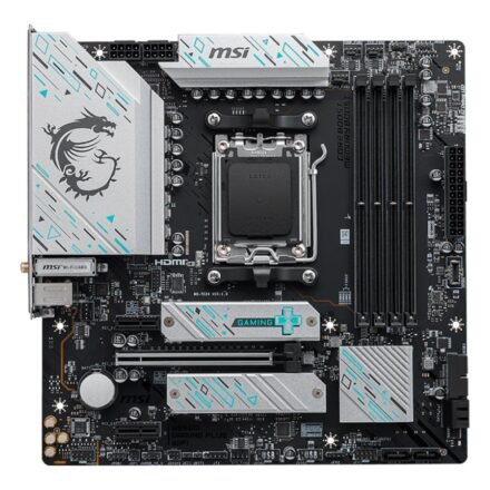 MSI MSI | B650M GAMING PLUS WIFI | Processor family AMD | Processor socket B650 | DDR5 UDIMM | Number of SATA connectors 4 B650M GAMING PLUS WIFI