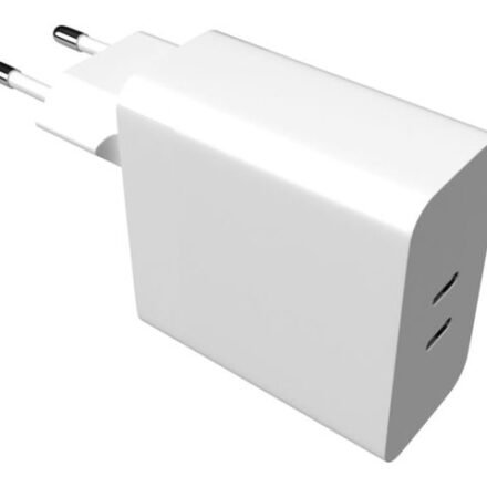 Fixed Fixed | Dual USB-C Mains Charger, PD support, 65W FIXC65-2C-WH