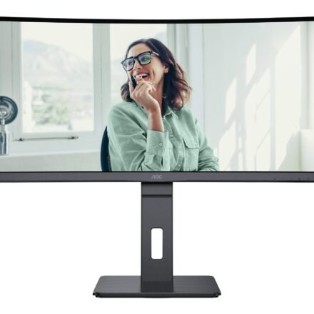 AOC AOC | CU34P3CV | 34 " | VA | 21:9 | 100 Hz | 4 ms | 3440 x 1440 pixels | HDMI ports quantity 1 CU34P3CV