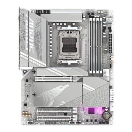 Gigabyte Gigabyte Processor family AMD Ryzen | Processor socket AM5 | DDR5 DIMM | Number of SATA connectors 4 X870 A ELITE WF7 ICE