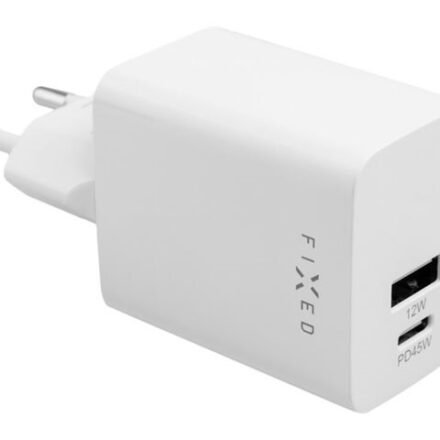 Fixed Fixed Mini USB-C/USB Travel Charger 45W | FIXC45M-CU-WH FIXC45M-CU-WH