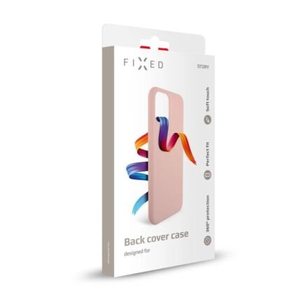 Fixed Fixed Story | Back cover | Apple | iPhone 16 Plus | Rubberized | Pink FIXST-1401-PI