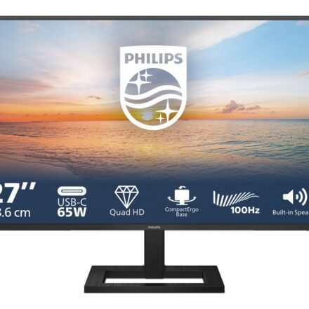 Philips Philips | 27E1N1600AE/00 | 27 " | IPS | 16:9 | 100 Hz | 4 ms | 2560 x 1440 pixels | 350 cd/m² | HDMI ports quantity 1 | Warranty 36 month(s) 27E1N1600AE/00