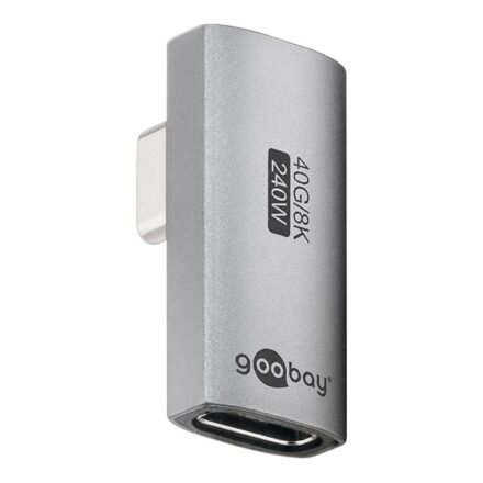 Goobay Goobay 74443 USB-C™ Adapter Vertical 90° Rotated, USB4™ | Goobay 74443