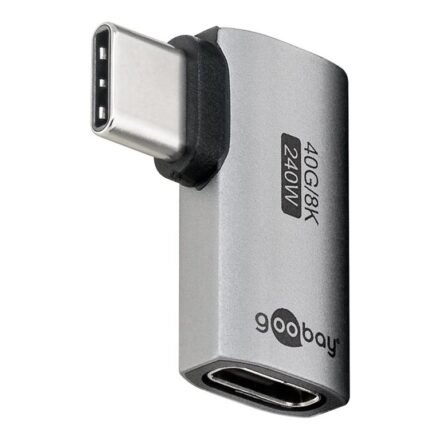 Goobay Goobay 74441 USB-C™ Adapter Horizontal 90°, USB4™ | Goobay 74441