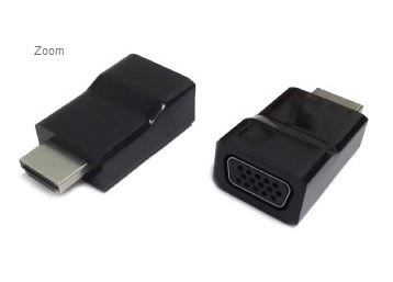 Gembird Gembird | HDMI to VGA adapter, single port | Black | HDMI | VGA A-HDMI-VGA-001