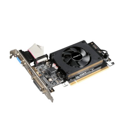 Gigabyte Gigabyte | GV-N710D3-2GL 2.0 | NVIDIA | 2 GB | GeForce GT 710 | DDR3 | Cooling type Active | DVI-D ports quantity 1 | HDMI ports quantity 1 | PCI Express 2.0 | Memory clock speed 1600 MHz | Processor frequency 954 MHz | VGA (D-Sub) ports quantity 1 GV-N710D3-2GL 2.0