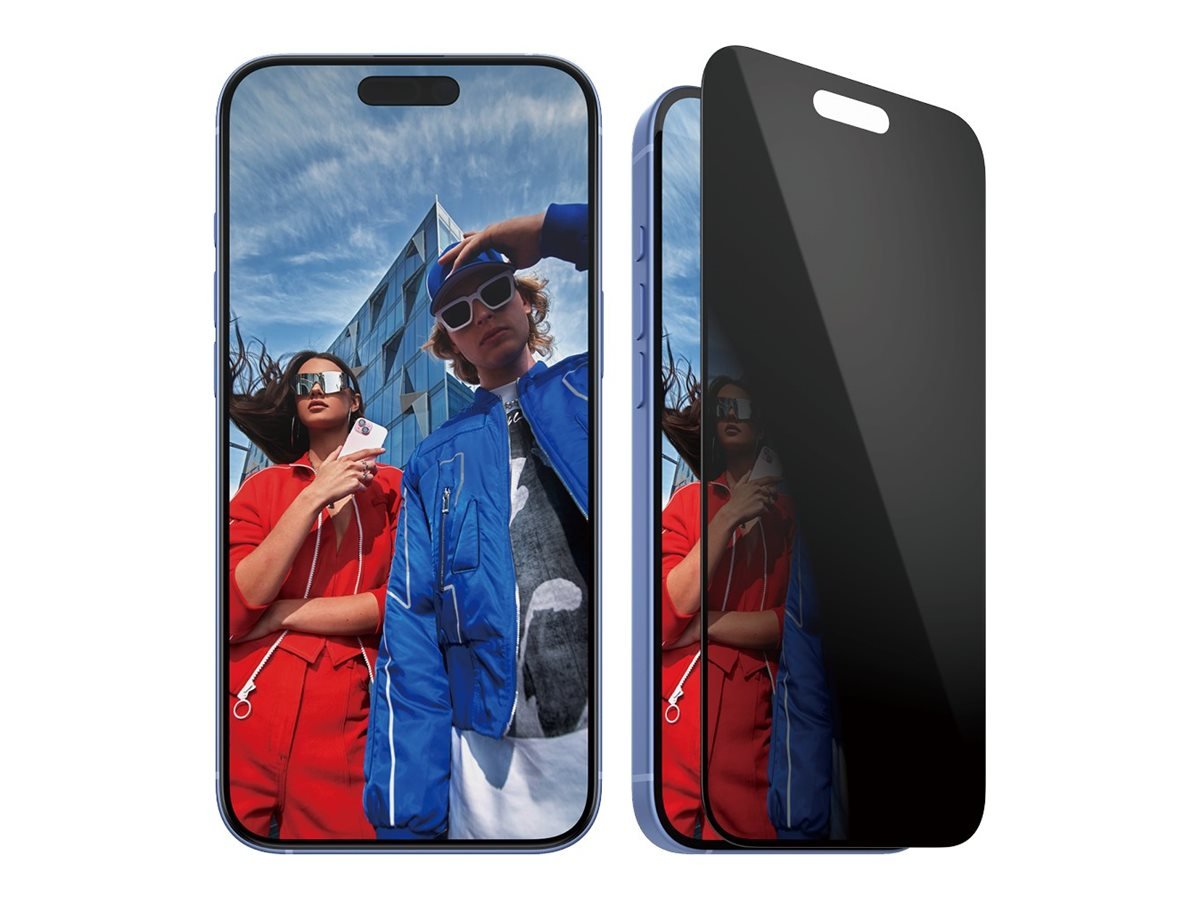 PanzerGlass PanzerGlass Screen protector | Apple | iPhone 16 Plus/iPhone 15 Plus | Tempered glass | Black | Ultra-Wide Fit P2863