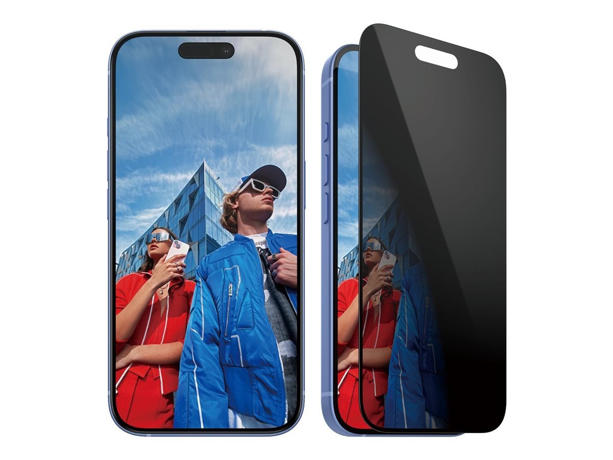 PanzerGlass PanzerGlass Screen protector | Apple | iPhone 16/iPhone 15 | Glass | Black | Ultra-Wide Fit P2861