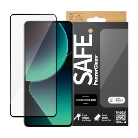 PanzerGlass SAFE by PanzerGlass Screen Protector Xiaomi 13T | 13T Pro | Ultra-Wide Fit | PanzerGlass SAFE95630