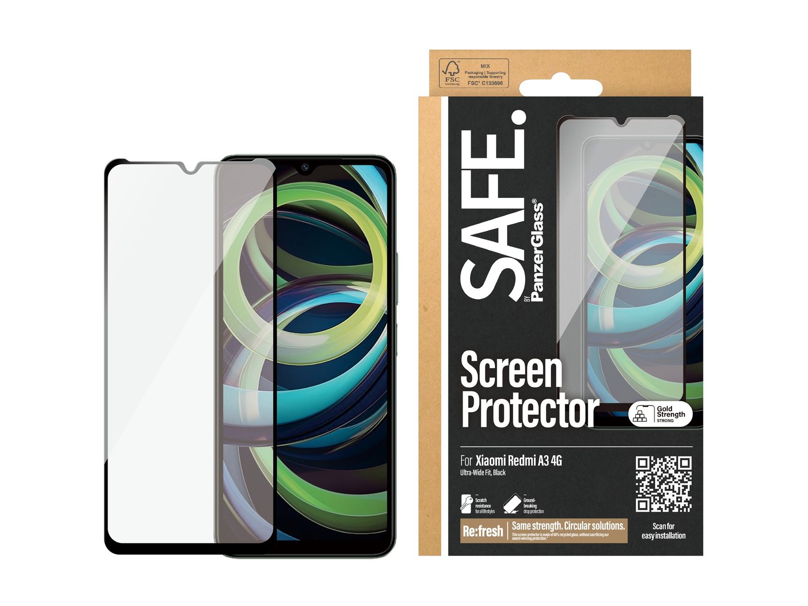 PanzerGlass SAFE by PanzerGlass Screen Protector Xiaomi A3 4G | Ultra-Wide Fit | PanzerGlass SAFE95791