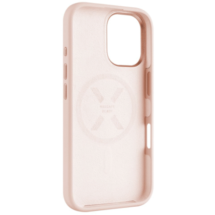 Fixed Fixed MagFlow | Back cover | Apple | iPhone 16 | Liquid silicon | Pink FIXFLM2-1400-PI