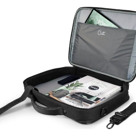 PORT DESIGNS PORT DESIGNS | Courchevel | Fits up to size 15.6 " | Messenger - Briefcase | Black | Shoulder strap 160512