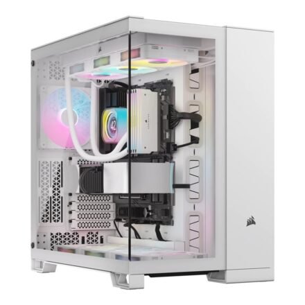 Corsair Corsair Dual Chamber PC Case | iCUE LINK 6500X RGB | White | Mid Tower | Power supply included No | ATX CC-9011270-WW