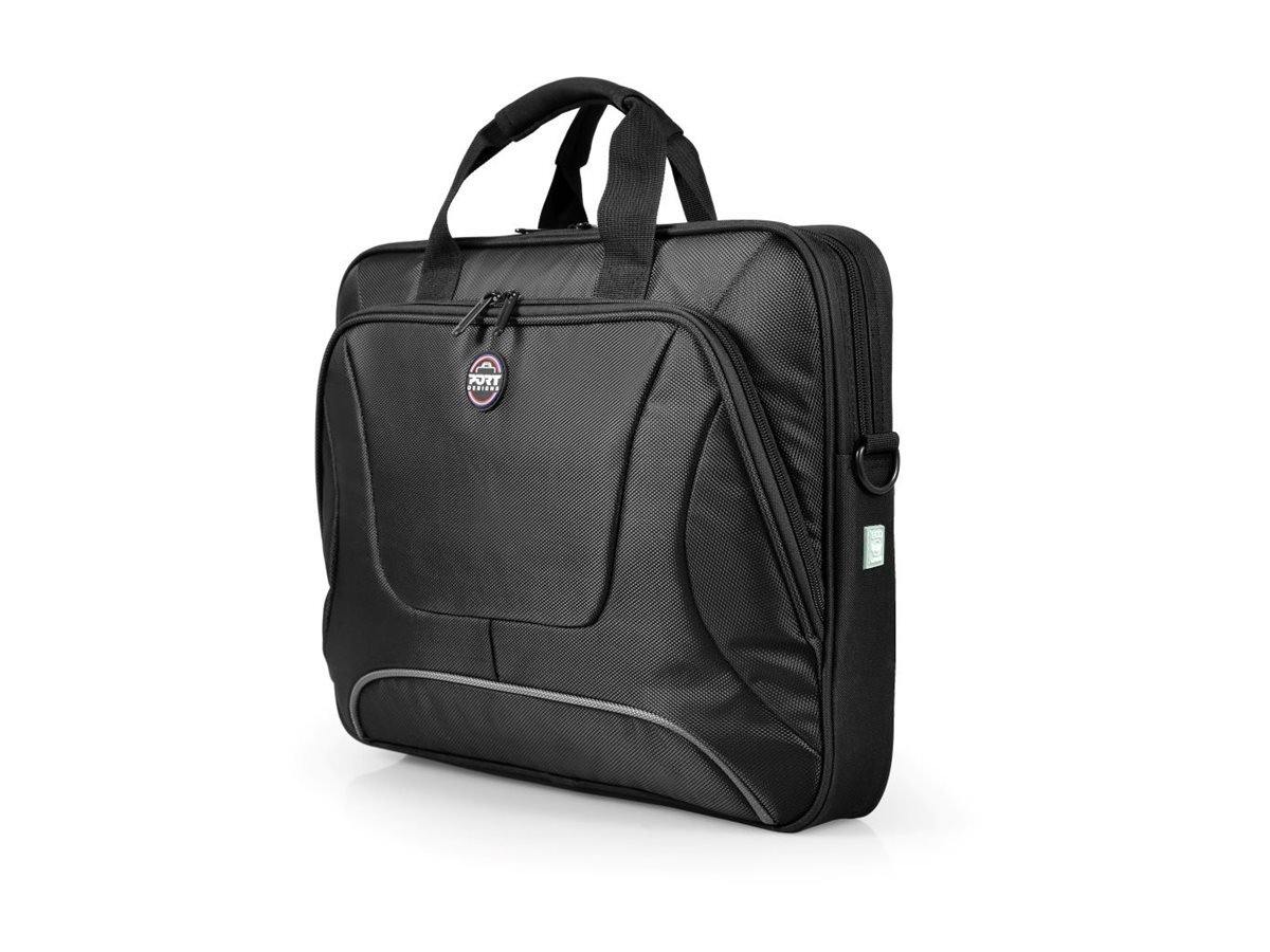 PORT DESIGNS PORT DESIGNS | Courchevel | Fits up to size 15.6 " | Messenger - Briefcase | Black | Shoulder strap 160514