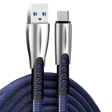 ColorWay ColorWay Cable USB Type-C (Zinc Aalloy) 2.4А, 1m | CW-CBUC012-BL CW-CBUC012-BL