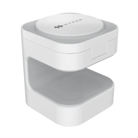 Hyper Hyper Hyperjuice Qi2 3-in-1 Magnetic Charging Stand HJ3320WHGL