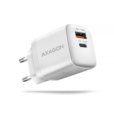 AXAGON AXAGON Wallcharger 2x port (USB-A + USB-C), 20W | ACU-PQ20W ACU-PQ20W