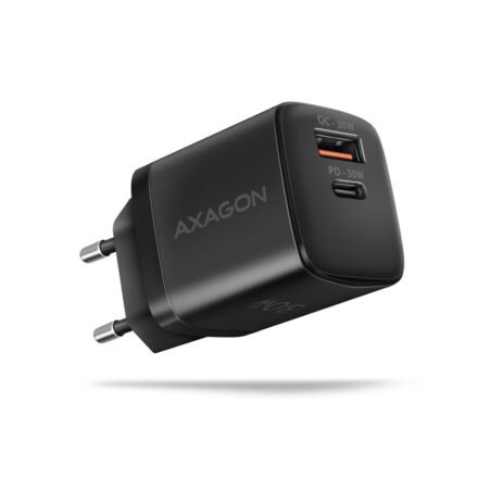 AXAGON AXAGON Sil wallcharger 2x port (USB-A + USB-C), 30W | ACU-PQ30 ACU-PQ30