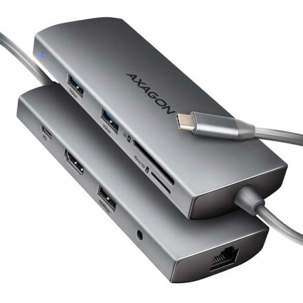 AXAGON AXAGON Multi port USB-C 5Gbps hub | HMC-8HLSA HMC-8HLSA