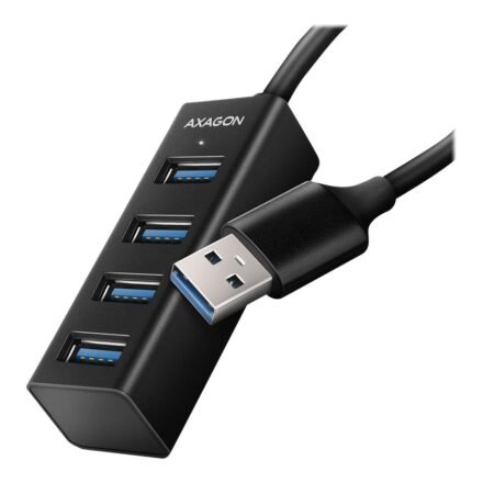 AXAGON AXAGON Miniature metal four-port USB 3.2 Gen 1 hub | HUE-M1A HUE-M1A