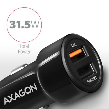AXAGON AXAGON Dual car charger, 31.5W | PWC-QC5 PWC-QC5
