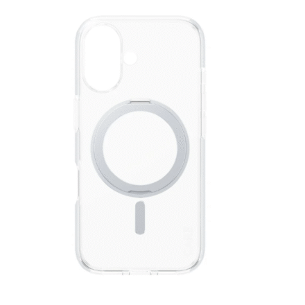 CARE CARE Feature Case | Back cover | Apple | iPhone 16 | Recycled plastic | Silver | Kickstand & MagSafe 1325